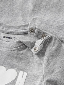 NAME IT Body Banks Grey Melange Cloud Dancer